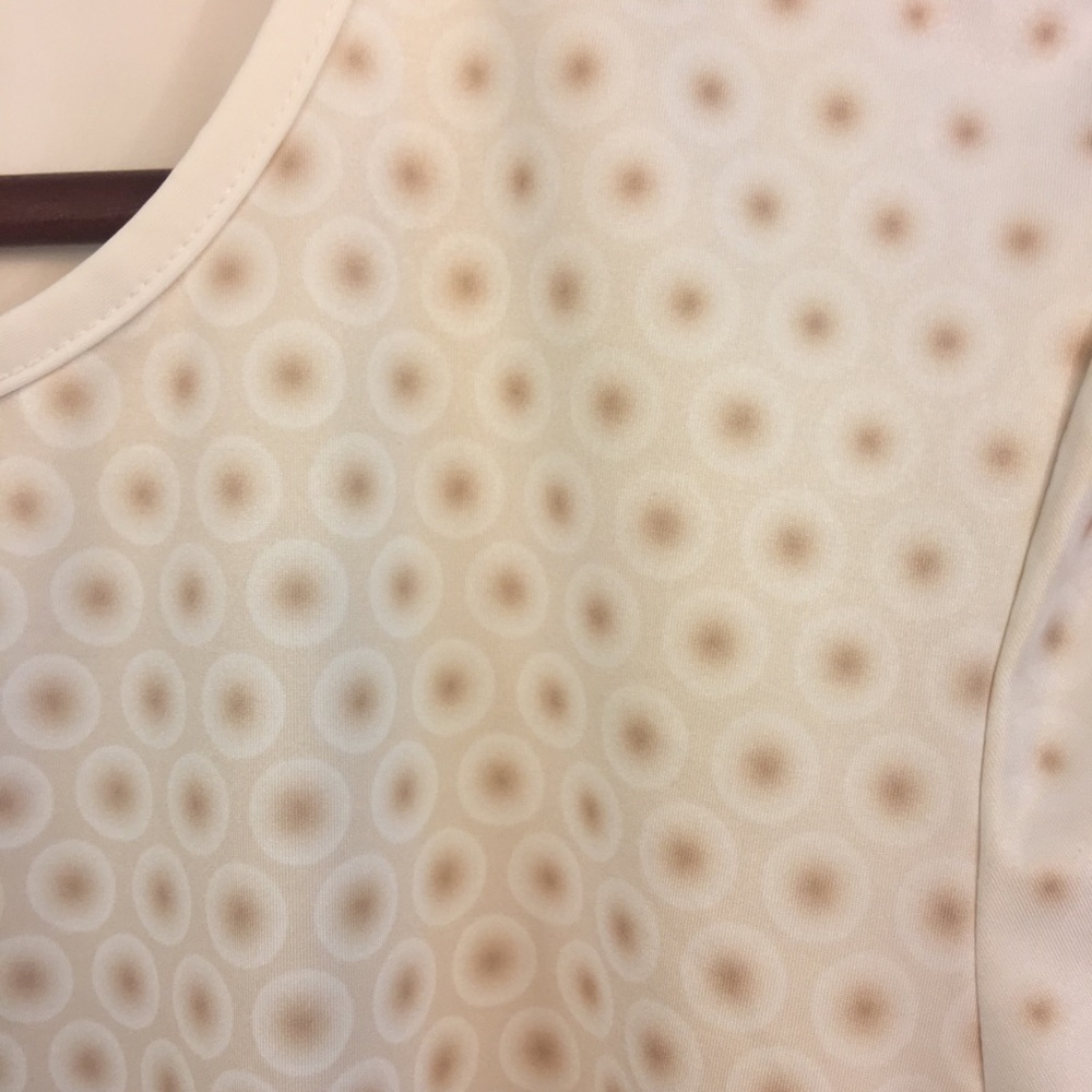 Nike Golf Top L Dri-Fit polo shirt Polka Dot - Picture 2 of 5